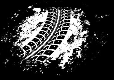 Tire track background clipart