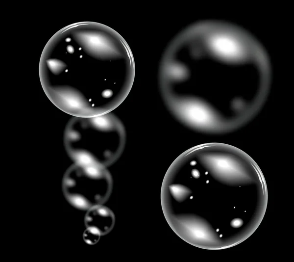 Мыльный вектор пузыря — стоковый вектор