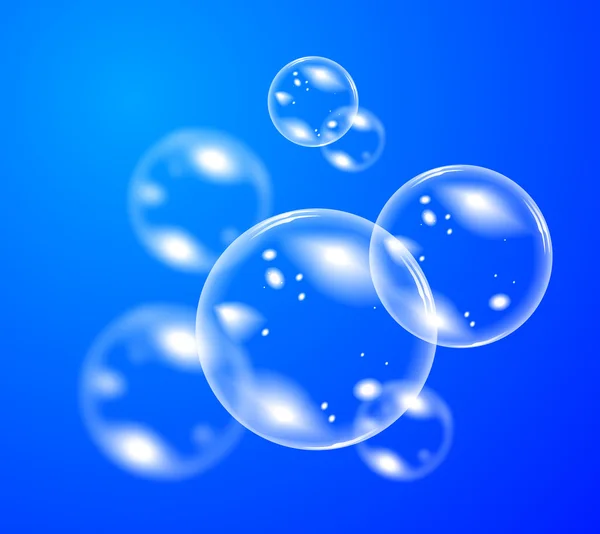 Мыльный вектор пузыря — стоковый вектор