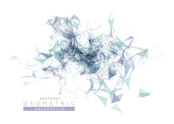 Abstract netwerk verbinding achtergrond — Stockvector