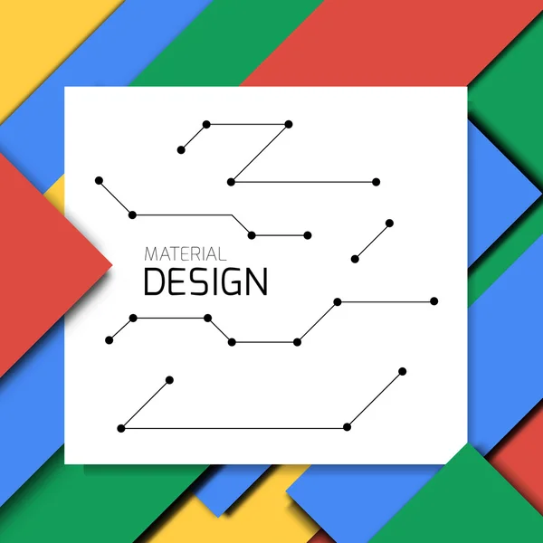 Material design vetor fundo —  Vetores de Stock