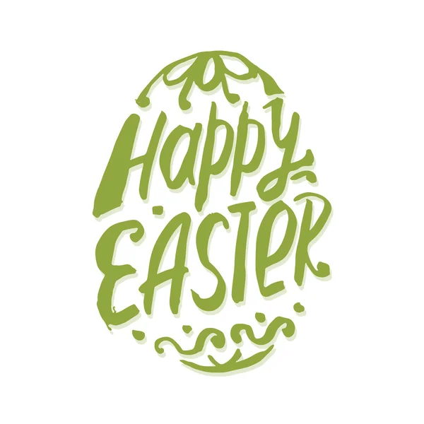 Happy Easter, calligraphy — Stock Vector