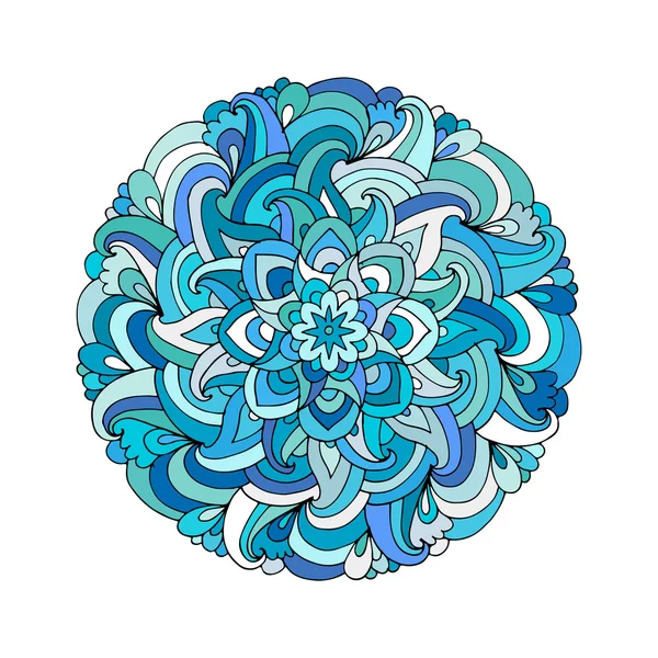 Mandala ornament, kleurrijk patroon voor uw ontwerp — Stockvector