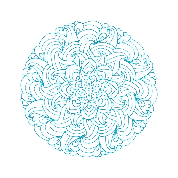 Mandala ornament, kleurrijk patroon voor uw ontwerp — Stockvector