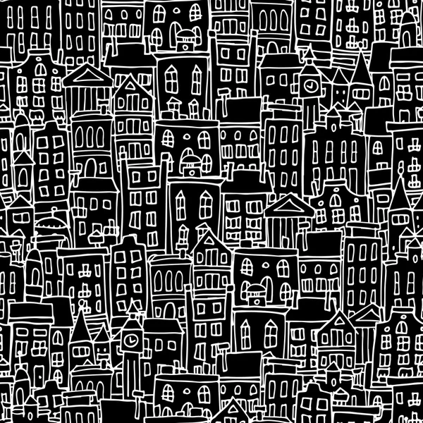 European cityscape, seamless pattern for your design