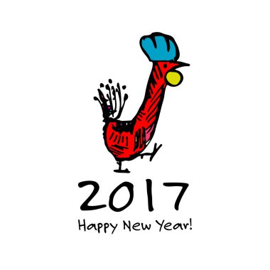 Komik horoz, 2017 yeni yıl sembolü