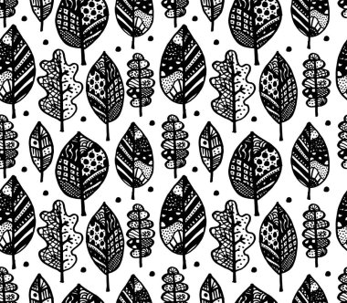 Sonbahar yaprağı, dizaynınız için pürüzsüz desen