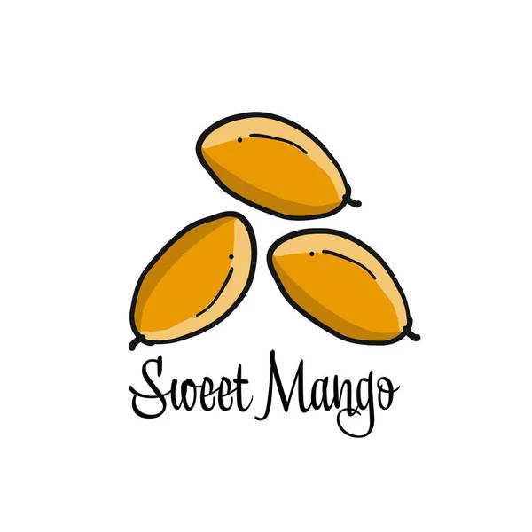 Sweet Mango pour votre design — Image vectorielle
