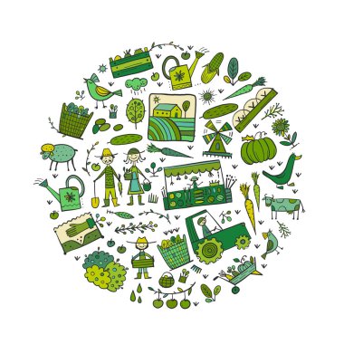 Tasarımınız için Organik Çiftlik Geçmişi. Hasat Festivali. Tarım koleksiyonu. Organik tarım ekosistemi. Taze ürünler, yerel olarak yetişmiş ve organik gıdalar. Çiftçi Pazarı.