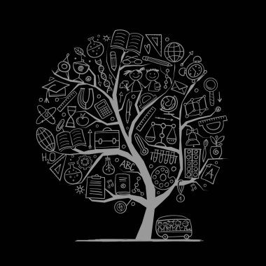 Okul Konseptine geri dönelim. Tasarımın için Sanat Ağacı
