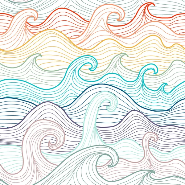 Soyut Deniz Arkaplanı. Tasarımınız için kusursuz Desen