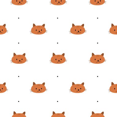 Komik Kediler. Soyut, pürüzsüz kalıp arkaplanı