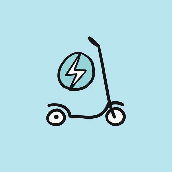 Abstrakt scooter ikon för din design — Stock vektor
