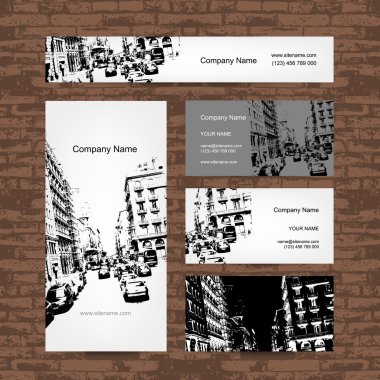 Kartvizit, kentsel tasarım. Barselona şehir sokak