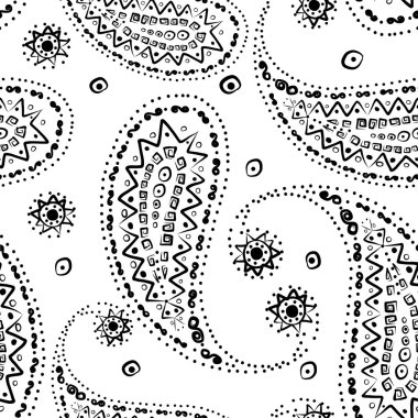 tasarımınız için vintage çiçek seamless modeli