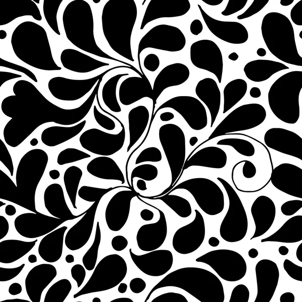 Bloemen abstract naadloze patroon voor uw ontwerp — Stockvector
