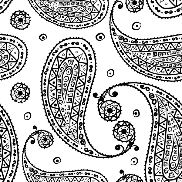 빈티지 꽃 원활한 패턴 디자인에 대 한 — 스톡 벡터