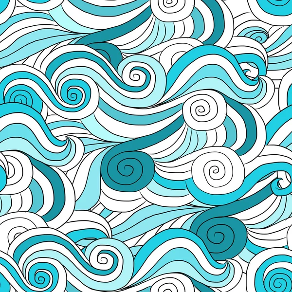 您设计的的抽象波浪图案 — 图库矢量图片