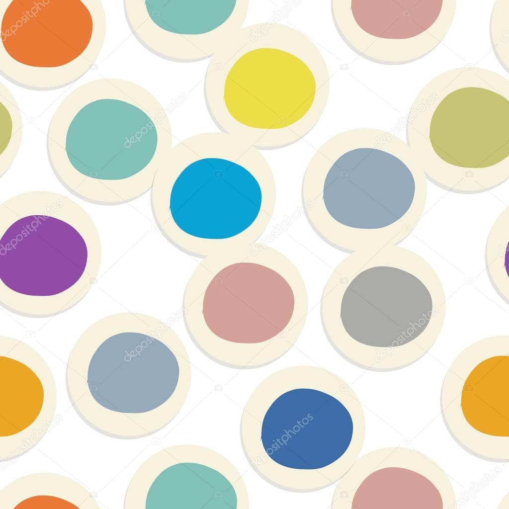 Abstract circles pattern seamless for your design