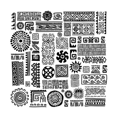 Tasarımınız için etnik el yapımı süs