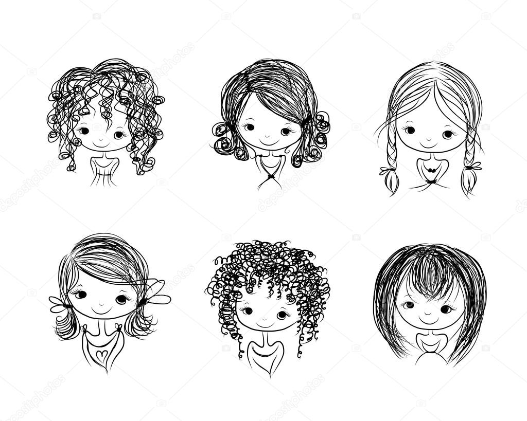 7,480 ilustraciones de stock de Niña pelo rizado | Depositphotos®