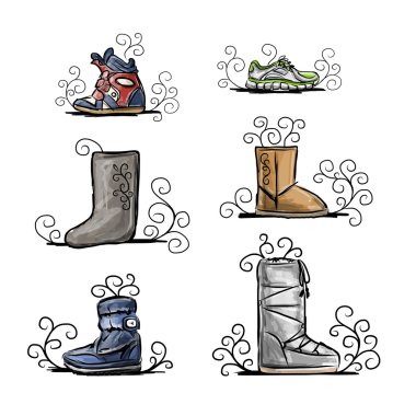 Sezon Ayakkabı Modellerimiz, tasarımınız için kroki