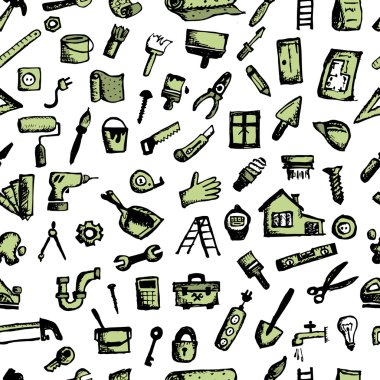 Ev tamir, tasarımınız için seamless modeli