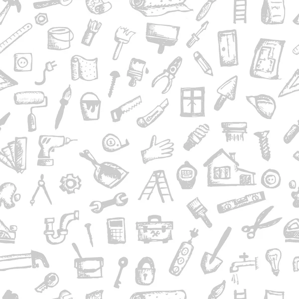 House repair, seamless pattern for your design — Stock Illustration House repair, seamless pattern for your design Royalty Free Stock Illustrations
