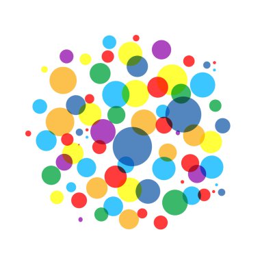 Tasarımınız için Bubble renkli çerçeve