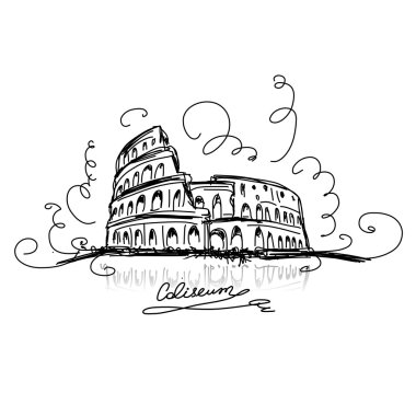 Roma Colosseum taslağını