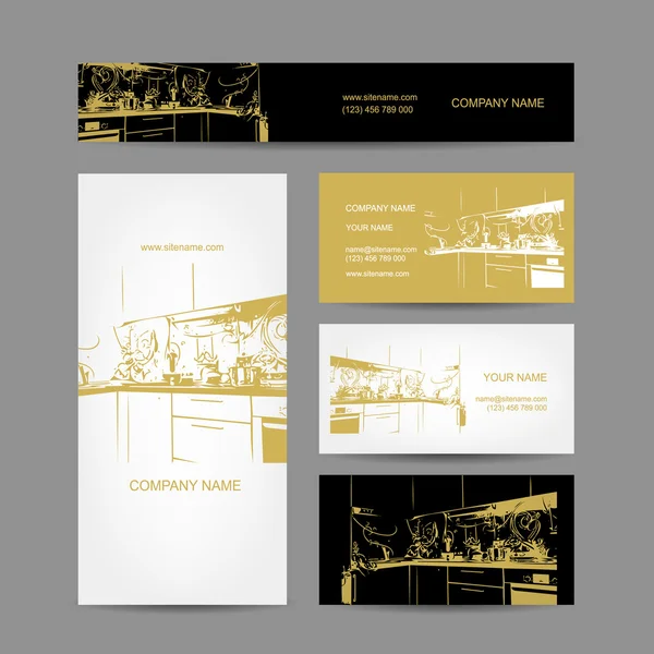 Kartvizit tasarım, mutfak kroki