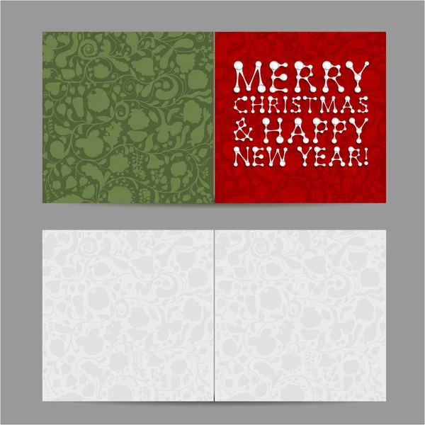 Christmas card, sketch for your design — Stock Vector