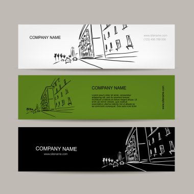 Afiş tasarımı ile cityscape kroki