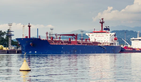 Tanker v přístavu Stock Fotografie