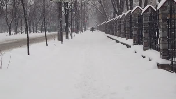 Οδός χειμώνα — Αρχείο Βίντεο