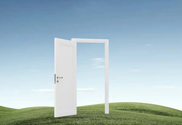 Bir yere açılan kapı — Stok fotoğraf