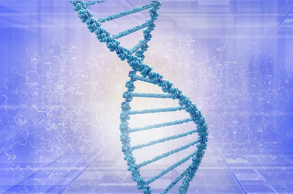 Genetický výzkum biotechnologie — Stock fotografie