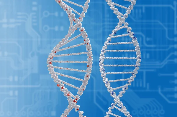 Biotechnology genetic research — Stock Photo, Image