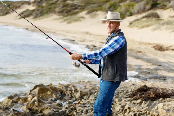 Immagine di pescatore — Foto Stock