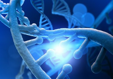 DNA molekülü kavramsal görüntü