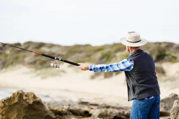 Immagine di pescatore — Foto Stock