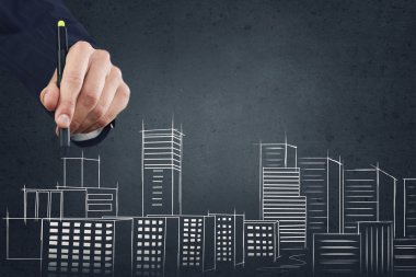 Yeni inşaat geliştirme projesi