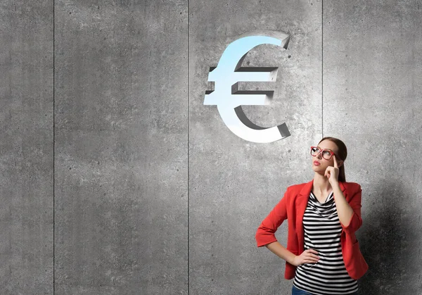 Conceptul de euro — Fotografie, imagine de stoc