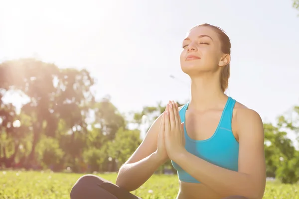 Enjoying minutes of solitude — Stock Photo, Image