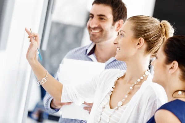 Business people in modern office — Stock Photo, Image