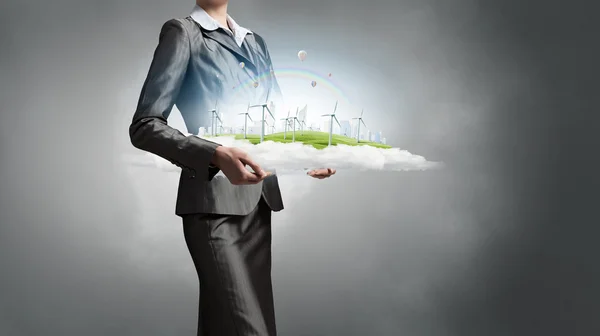 Alternative energy concept — Stock Photo, Image