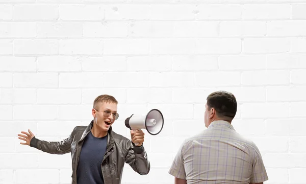 Concepto de conflicto generacional —  Fotos de Stock