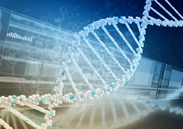 Biotechnology genetic research — Stock Photo, Image