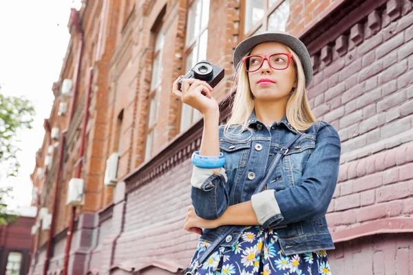 Sightseeing in der neuen Stadt — Stockfoto