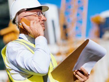 İnşaat alanında mühendis.